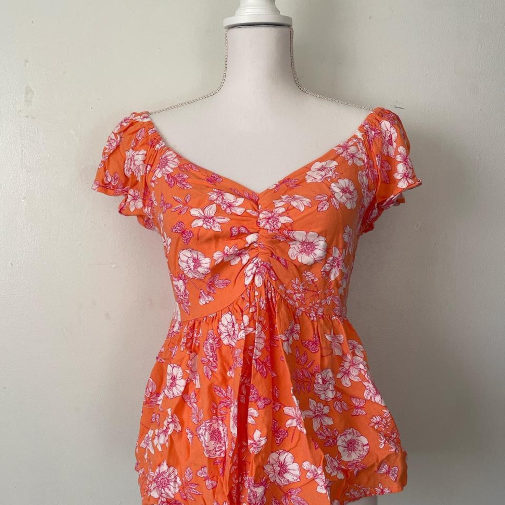 preppy babydoll top